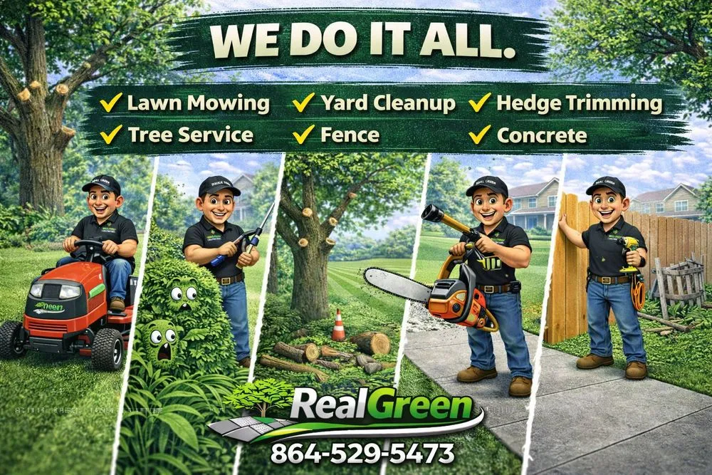 Local residential landscaping in Spartanburg, SC - RealGreen Landscaping & maintenance