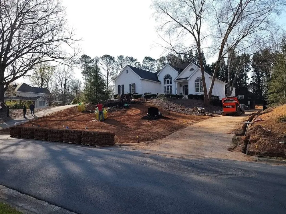 Local garden landscaping in Cumming, GA - Reality Land Development