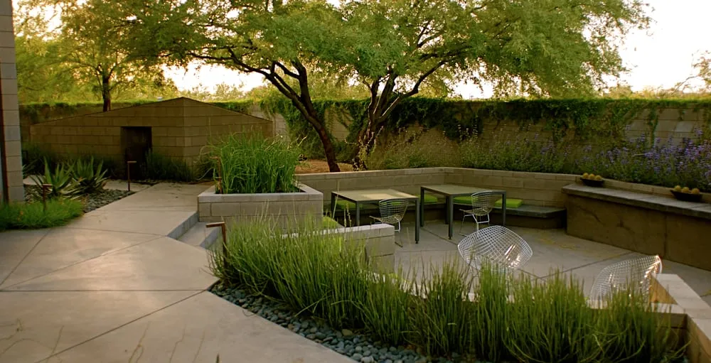 Expert outdoor landscaping with custom design in Tucson, AZ by Realm