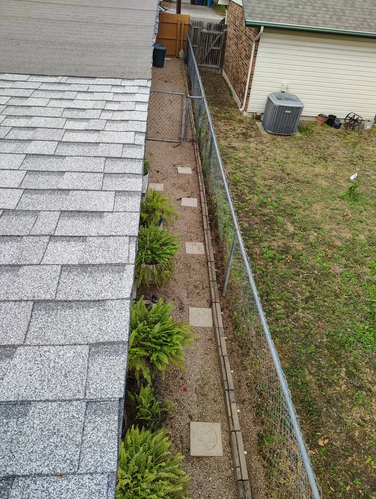 Custom yard cleanup service for beautiful yards in San Antonio, TX by Rebirth Landscaping