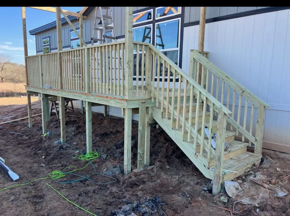 Professional landscape installation in Cedar Creek, TX by Recillas Remodeling