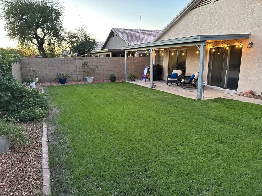 Top-rated garden landscaping in Mesa, AZ by Recovered Landscaping