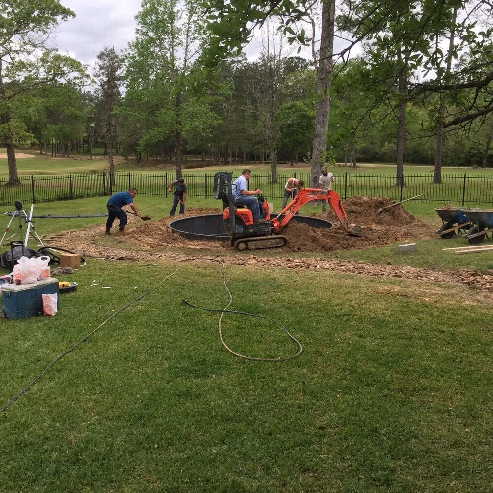 Affordable residential landscaping in The Woodlands, TX by Recreation Pro