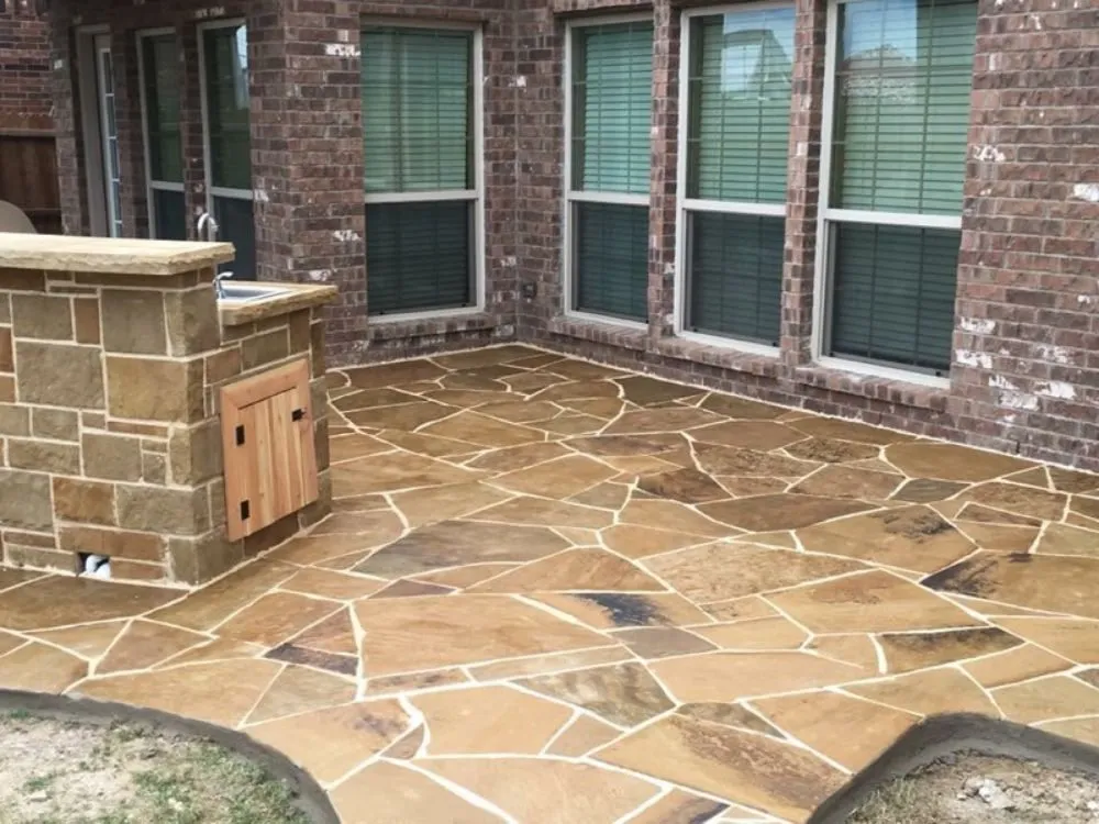 Expert garden landscaping in Justin, TX by Red Beard Landscaping