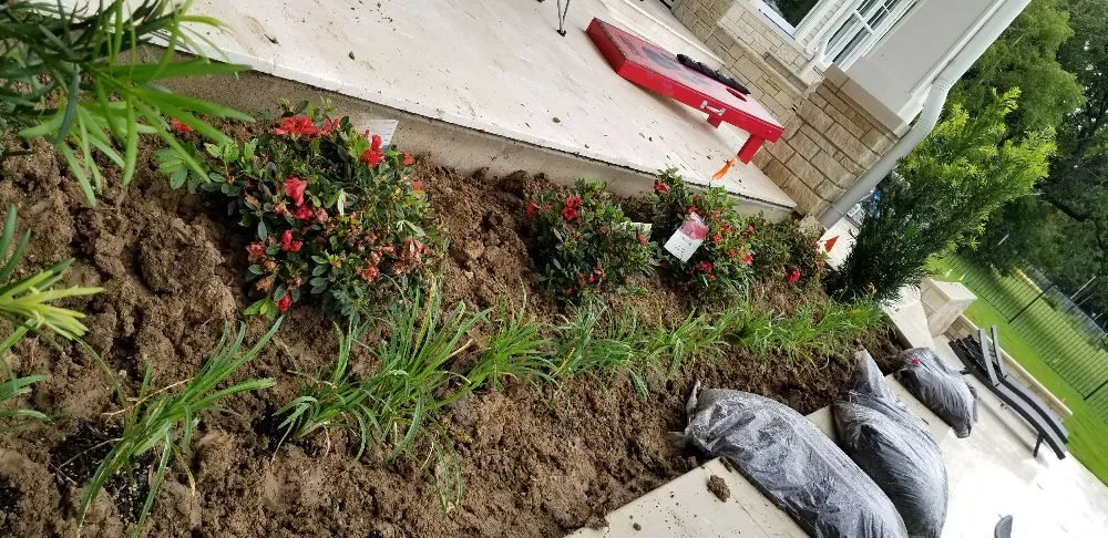 Local outdoor landscaping for beautiful yards in Justin, TX by Red Beard Landscaping
