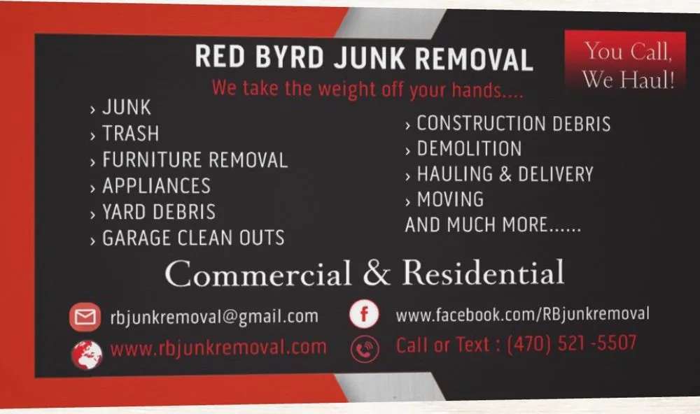 Local yard cleanup service experts serving Hampton, GA - Red Byrd Junk Removal & Landscaping