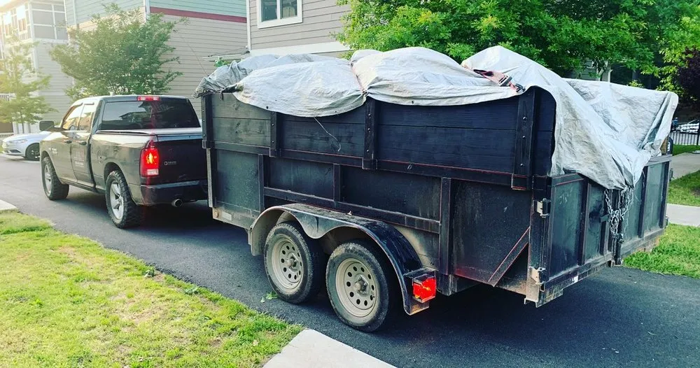 Local yard cleanup service for beautiful yards in Hampton, GA by Red Byrd Junk Removal & Landscaping