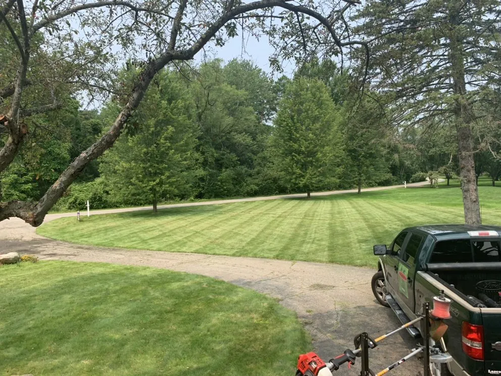 Expert lawn mowing service in Southfield, MI by Red Carpet Lawn Care & Snow Removal