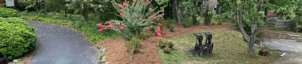 Custom outdoor landscaping in Sophia, NC by Red Clay Landscapers