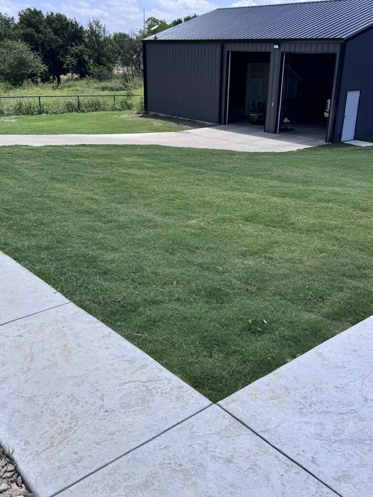 Trusted lawn mowing service in Weatherford, TX by Red Clay Landscapes