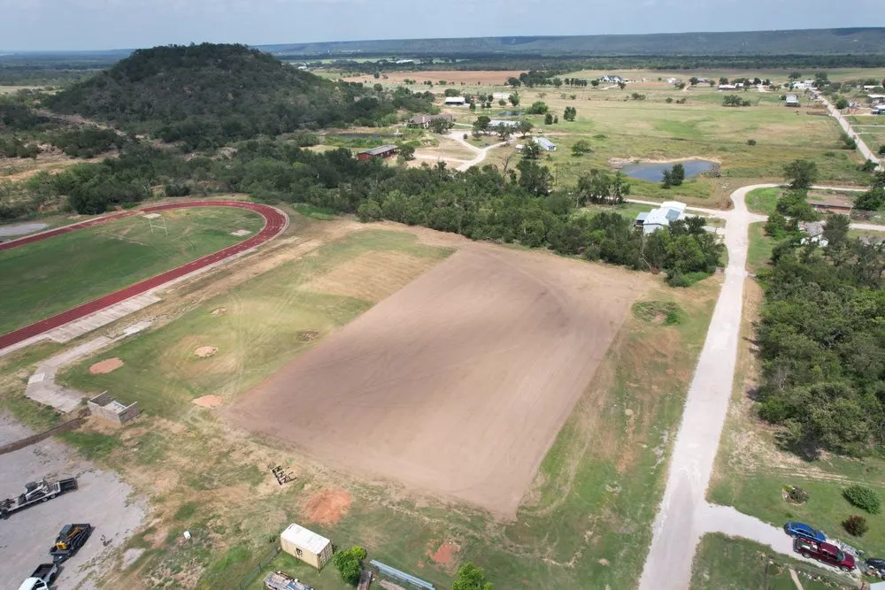 Affordable landscape installation with custom design across Weatherford, TX - Red Clay Landscapes