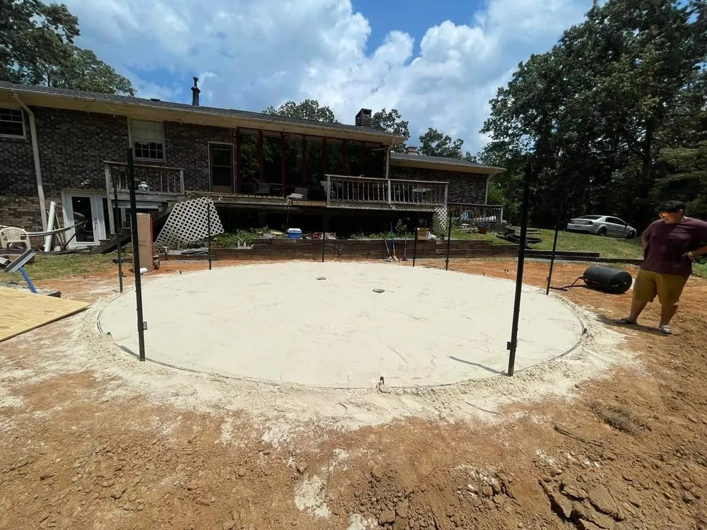 Custom landscape installation for outdoor upgrades in Crossville, AL by Red Dirt Landscaping