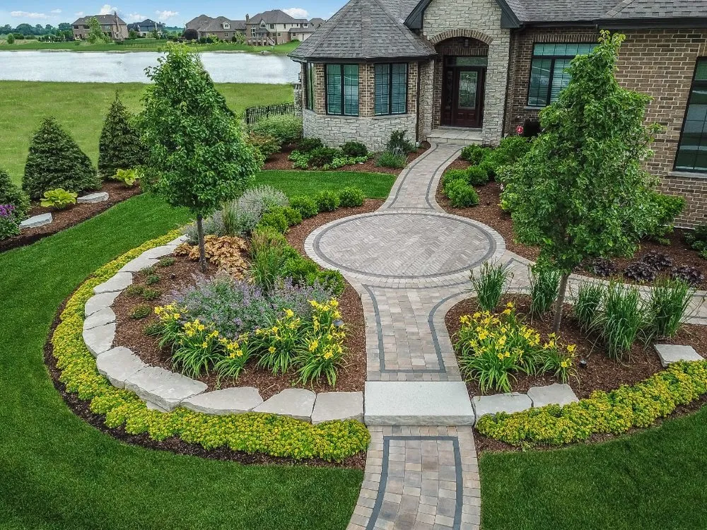 Top-rated landscaping services in Champaign, IL by Red Dog Lawn care & Ext. Remodeling