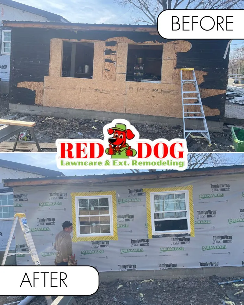 Custom yard maintenance in Champaign, IL - Red Dog Lawn care & Ext. Remodeling