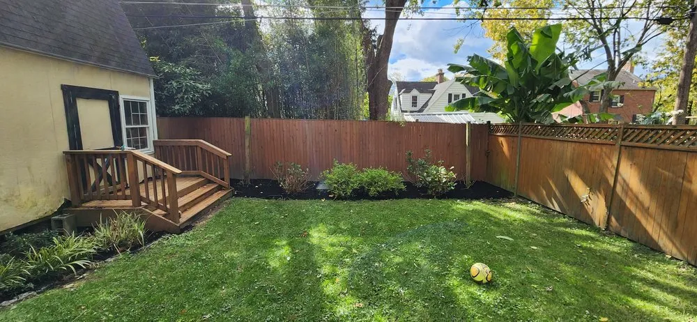 Custom landscaping services with custom design in Towson, MD by Red Hill Lawn Care