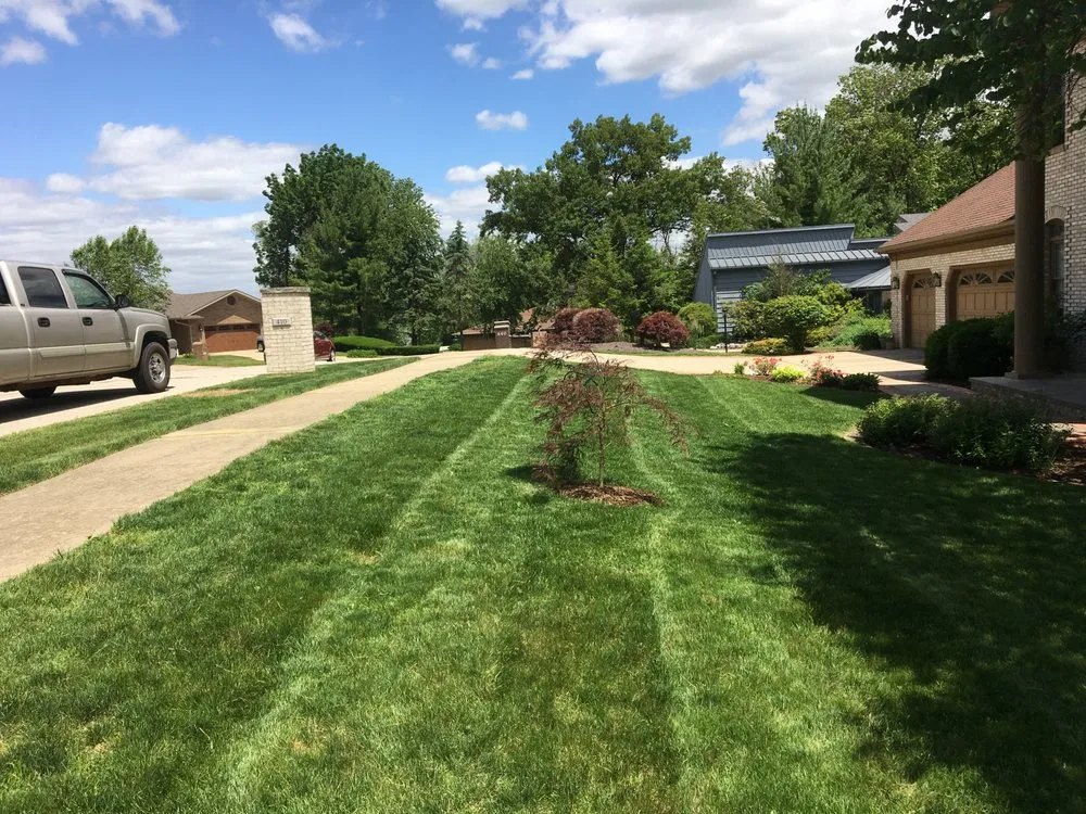 Affordable landscape design in Long Creek, IL - Red Line Lawn Care