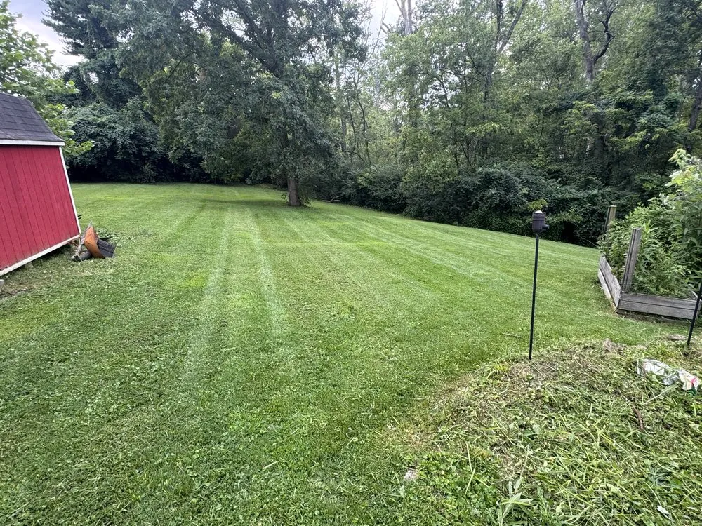 Affordable landscape design near you in Owensville, OH by Red Line Mowing