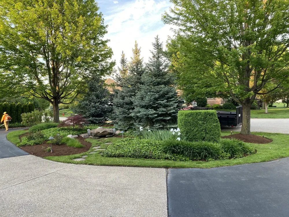 Trusted yard maintenance in Harvard, IL by Red Maple Landscaping & Tree Services