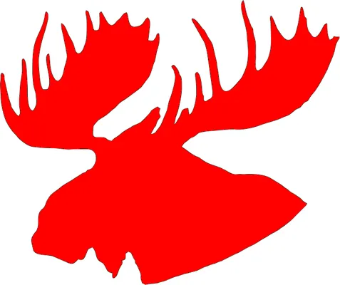Red Moose Lawn Care Logo