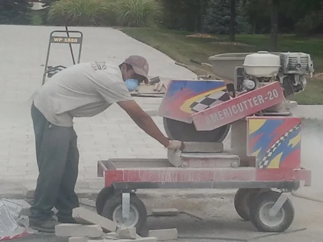 Custom lawn care service with custom design in crestwood, IL by Red Oaks Landscaping