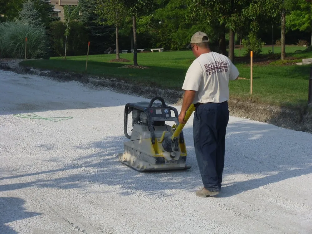 Local landscape installation in crestwood, IL by Red Oaks Landscaping