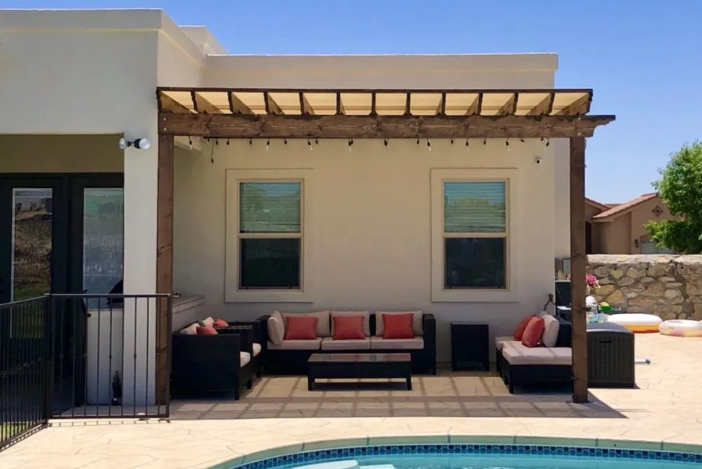 Custom landscape design in El Paso, TX - Red Oaks Pergolas