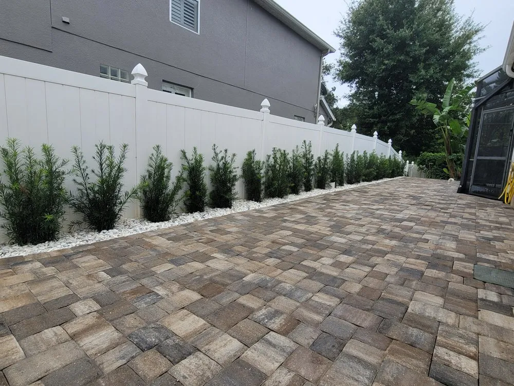 Affordable landscaping services in Orlando, FL - Red Pavers
