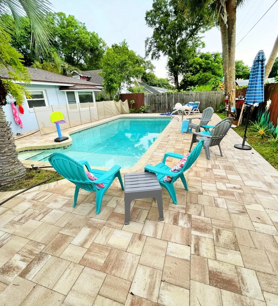 Custom lawn care service for beautiful yards across Orlando, FL - Red Pavers