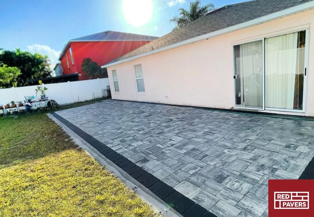 Custom yard cleanup service in Orlando, FL - Red Pavers