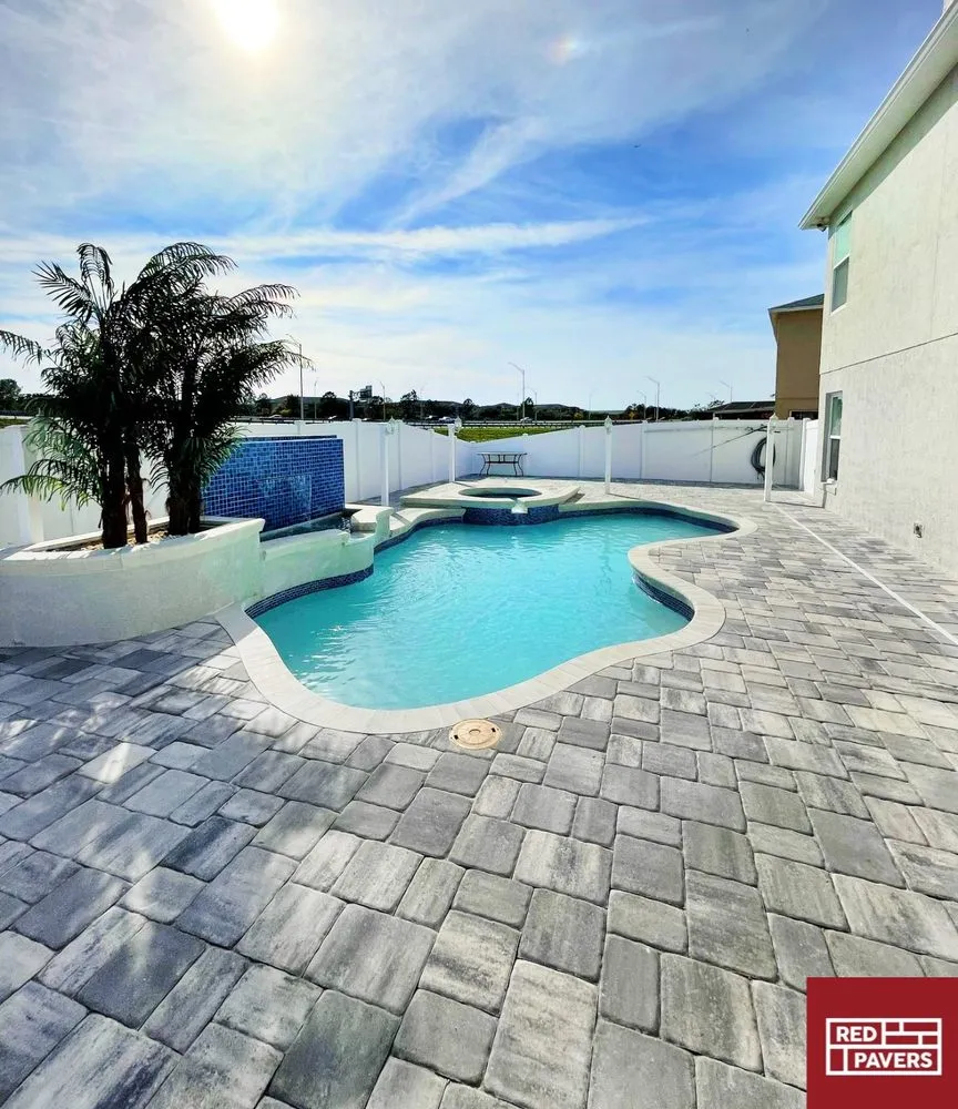 Trusted lawn mowing service for outdoor upgrades in Orlando, FL by Red Pavers