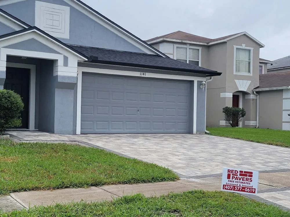 Affordable lawn care service with custom design in Orlando, FL by Red Pavers