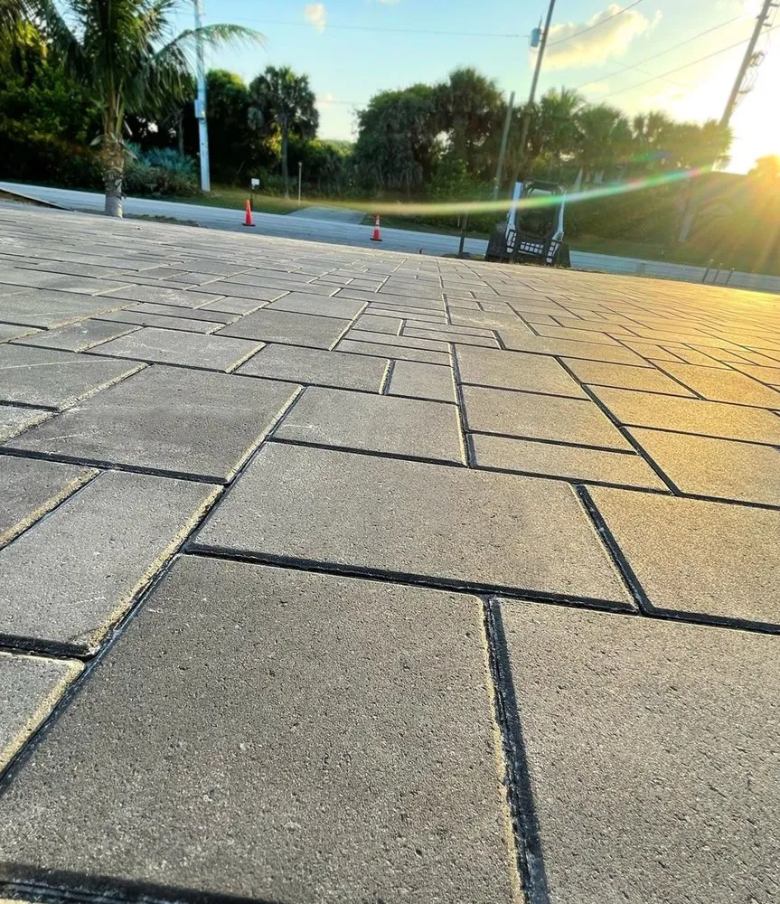 Professional yard maintenance for beautiful yards across Orlando, FL - Red Pavers