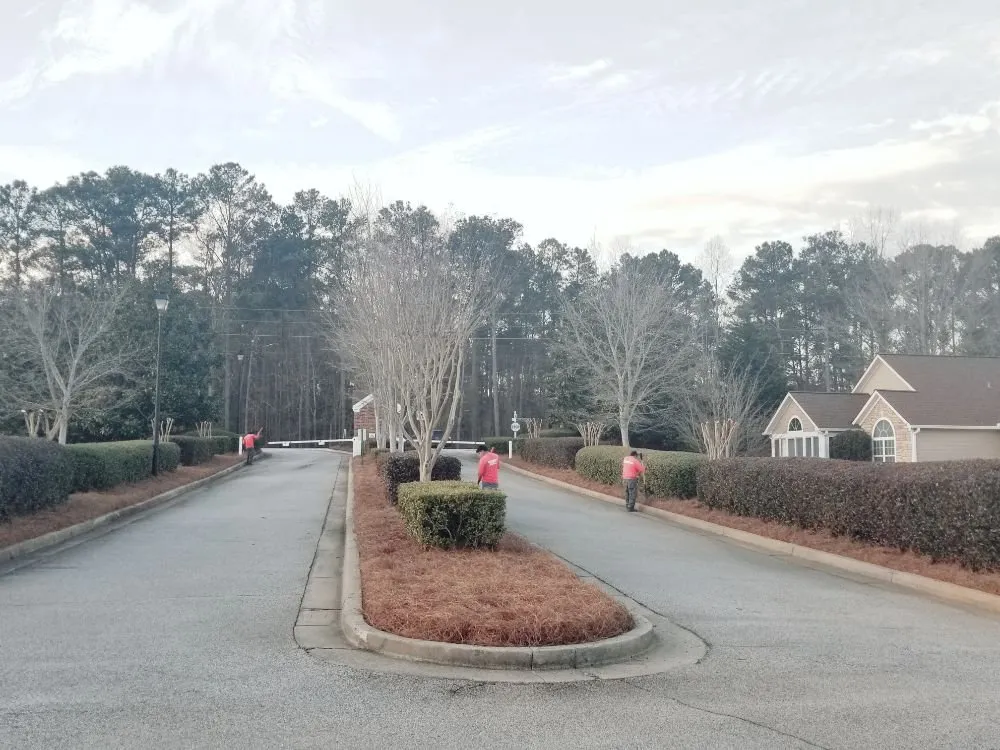 Local outdoor landscaping experts serving Norcross, GA - Red Pinestraw