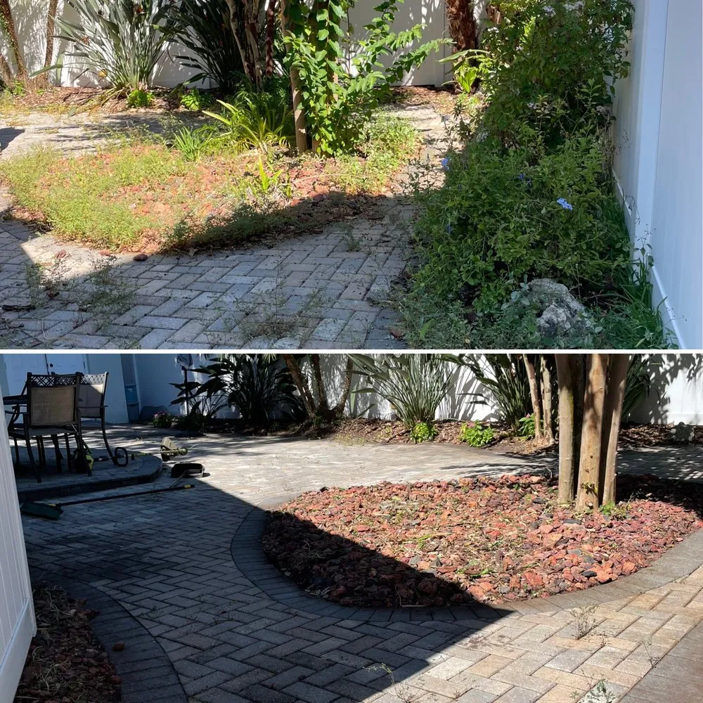 Professional garden landscaping in Tampa, FL - Red Rhino Property Services