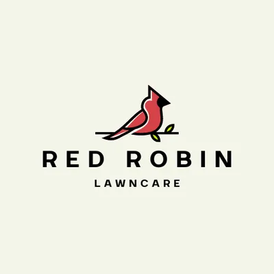 Red Robin Lawn Care Logo