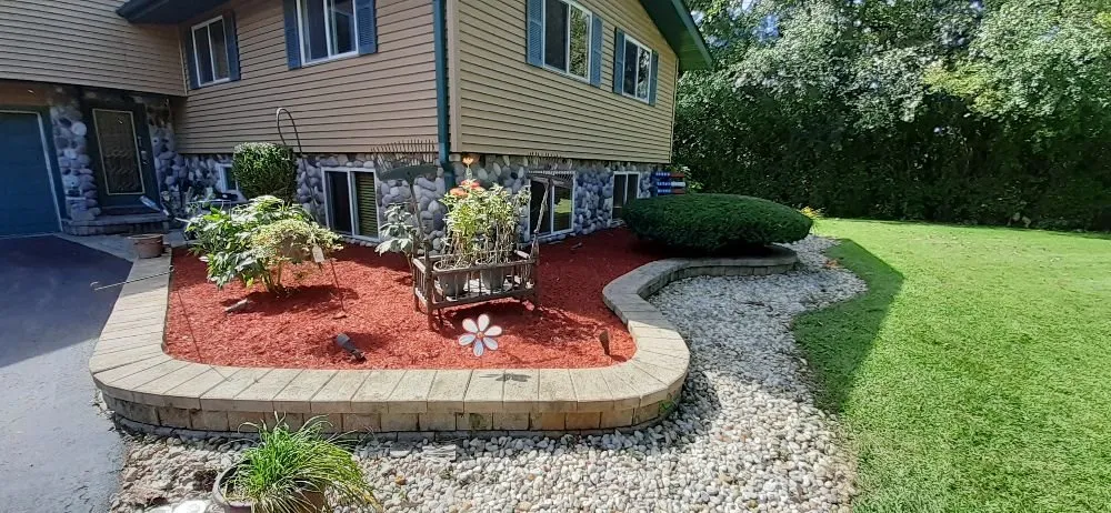 Local yard cleanup service near you in Carpentersville, IL by Red Rock Landscaping