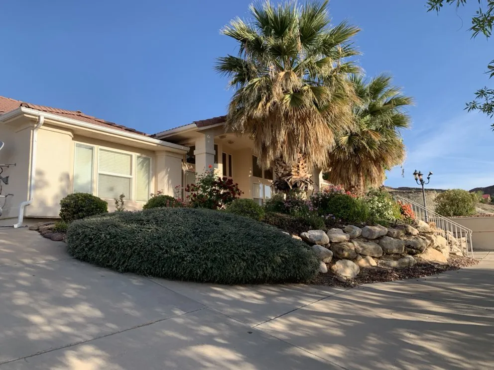 Affordable outdoor landscaping with custom design in St. George, UT by Red Rock Lawnsmen