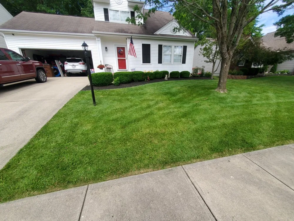 Professional garden landscaping in Goshen, OH by Red Rooster Landscaping