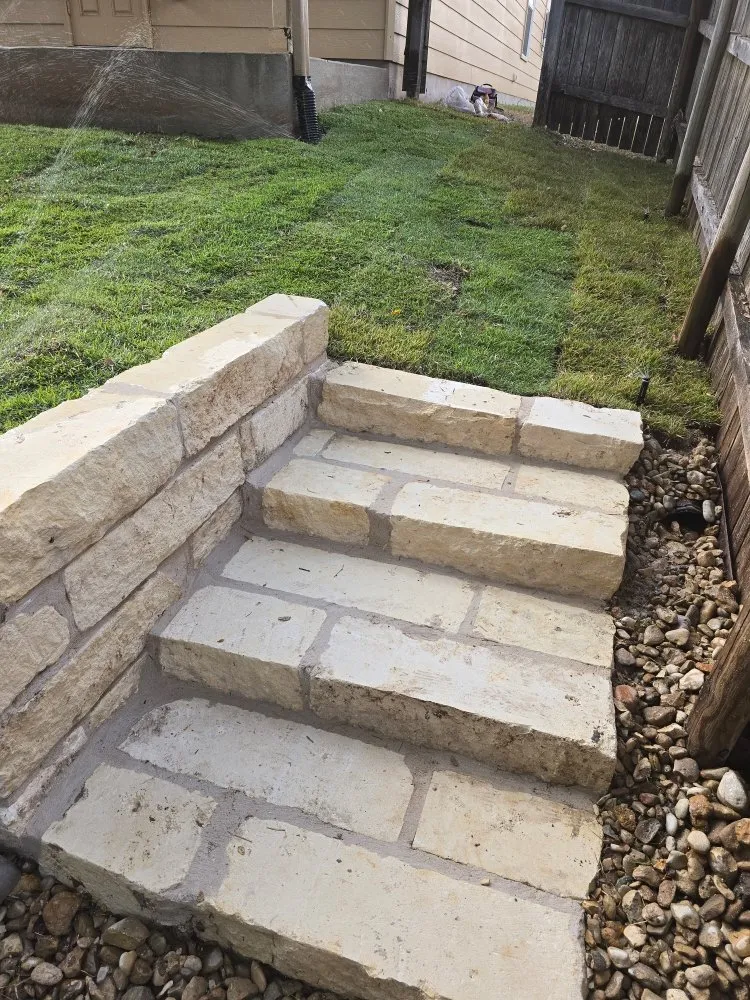 Professional landscape installation with custom design across Jarrell, TX - Red Tip Landscaping