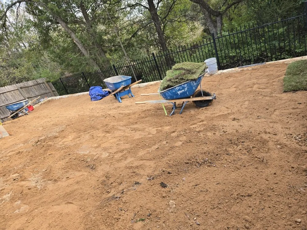 Local garden landscaping in Jarrell, TX by Red Tip Landscaping