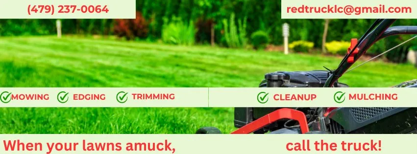 Reliable yard maintenance for residential properties across Russellville, AR - Red Truck Lawn care