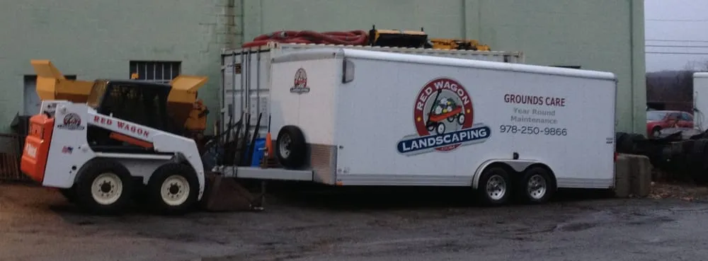 Reliable yard maintenance in Chelmsford, MA by Red Wagon Landscaping