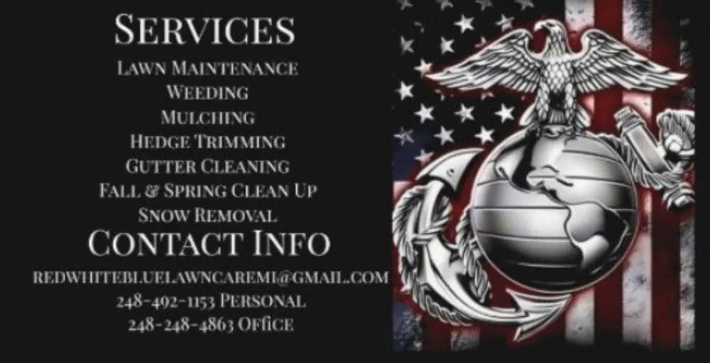Trusted lawn mowing service experts serving Waterford Township, MI - Red White & Blue Lawn Care