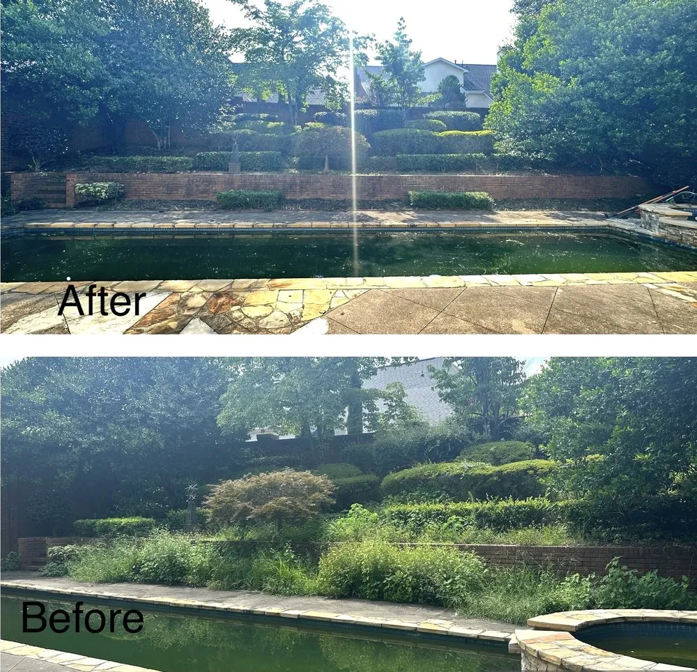 Reliable yard cleanup service in Marietta, GA by Redbird Landscaping