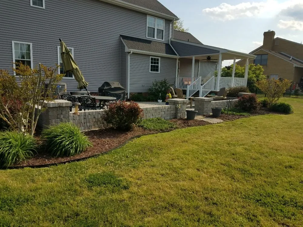 Affordable outdoor landscaping for residential properties in Franklin, VA by Reddick & Sons Lawn Care Services