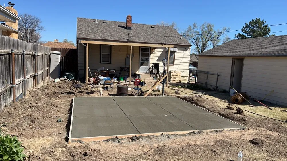 Custom landscape installation for homes in Hays, KS by Redeemed Exterior Services
