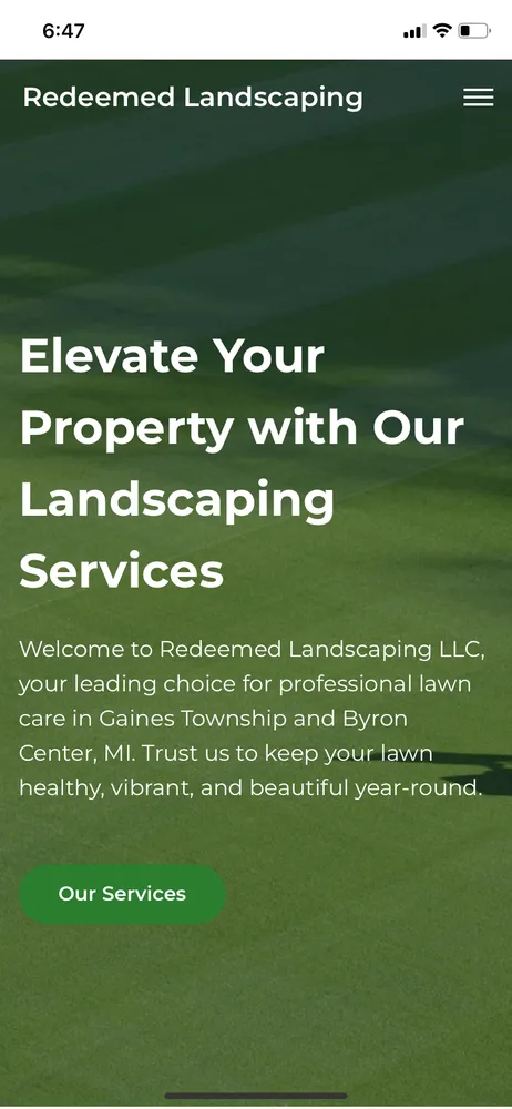 Trusted landscaping services for beautiful yards in Grand Rapids, MI by Redeemed Landscaping