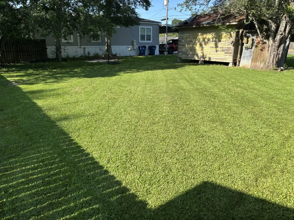 Local yard cleanup service in Crowley, LA by Redeemed Lawncare