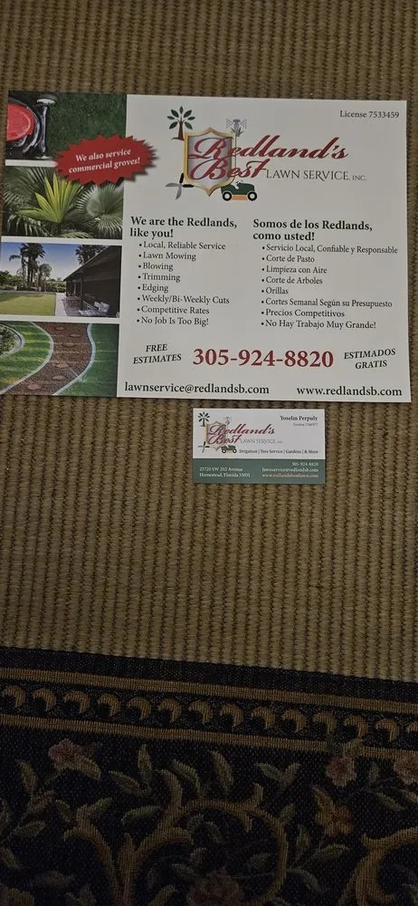 Expert outdoor landscaping with custom design in Redland, FL by Redlands Best Lawn Service