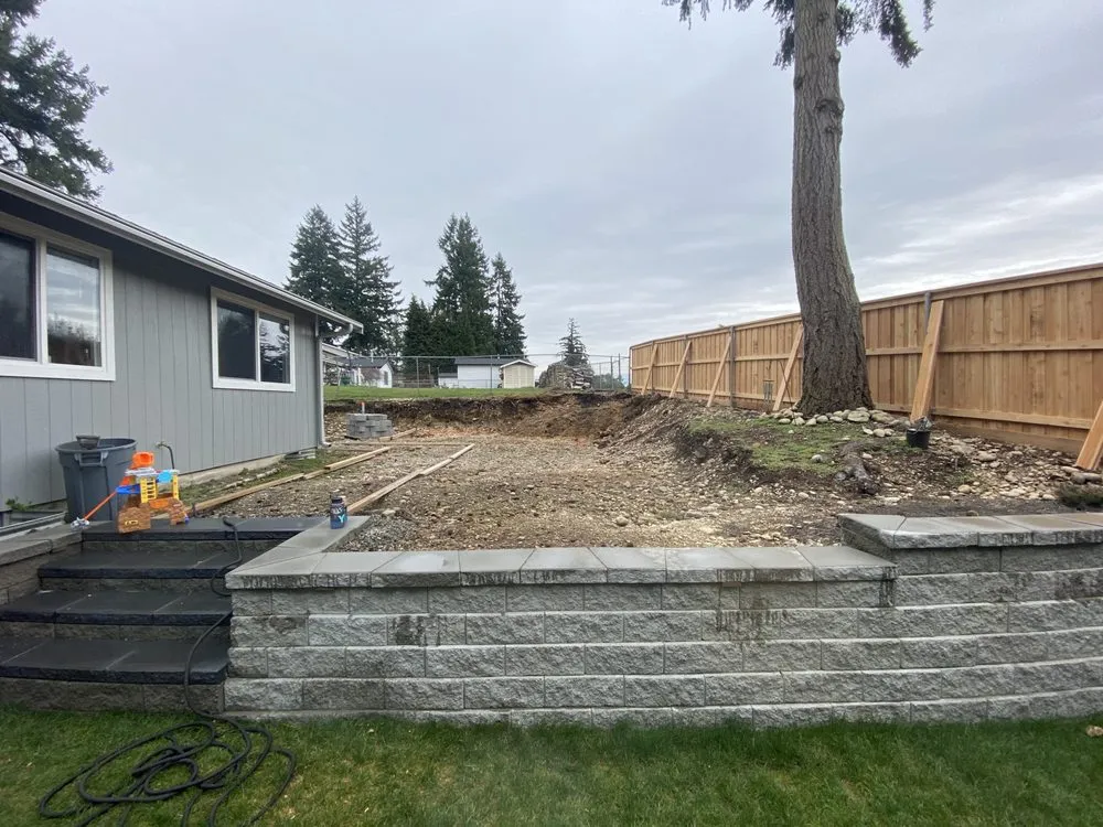 Top-rated lawn care service in Graham, WA by Redline Hardscapes